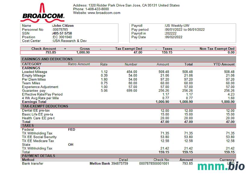USA Broadcom semiconductor company